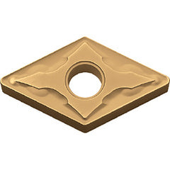 DNMG 331 GS CA5515, 1/64″ Corner Radius, 3/16″ Thick, 3/8″ Inscribed Circle, TiCnulll2O3/TiN, Diamond, Turning Indexable Insert - Exact Industrial Supply