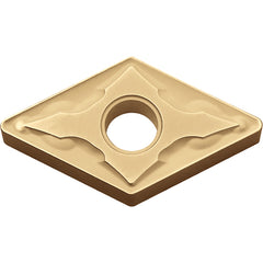 DNMG 331 GS PV730, 1/64″ Corner Radius, 3/16″ Thick, 3/8″ Inscribed Circle, TiAlN/TiN, 55 Degree Diamond, Turning Indexable Insert