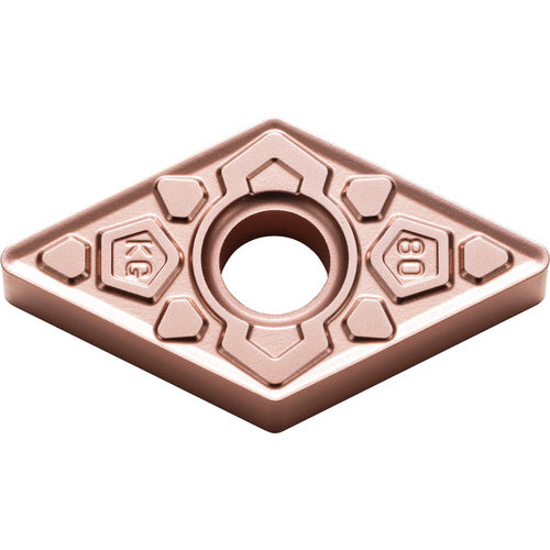 DNMG 431 KG CA315, 1/64″ Corner Radius, 3/16″ Thick, 1/2″ Inscribed Circle, TiCnulll2O3/Ti, Diamond, Turning Indexable Insert - Exact Industrial Supply