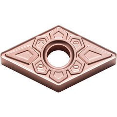 DNMG 431 KQ CA310, 1/64″ Corner Radius, 3/16″ Thick, 1/2″ Inscribed Circle, TiCnulll2O3/Ti, Diamond, Turning Indexable Insert - Exact Industrial Supply