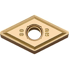 DNMG 431 MU PR1535, 1/64″ Corner Radius, 3/16″ Thick, 1/2″ Inscribed Circle, MEGACOAT NANO, Diamond, Turning Indexable Insert - Exact Industrial Supply