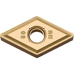 DNMG 431 MU CA6525, 1/64″ Corner Radius, 3/16″ Thick, 1/2″ Inscribed Circle, TiCnulll2O3/TiN, Diamond, Turning Indexable Insert - Exact Industrial Supply