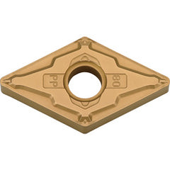 DNMG 4305 PP PV710, 0.0079″ Corner Radius, 3/16″ Thick, 1/2″ Inscribed Circle, TiCN (MEGACOAT NANO), Diamond, Turning Indexable Insert - Exact Industrial Supply