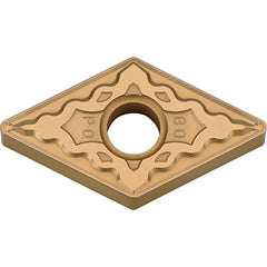 DNMG 431 PQ CA530, 1/64″ Corner Radius, 3/16″ Thick, 1/2″ Inscribed Circle, TiCnulll2O3/TiN, Diamond, Turning Indexable Insert - Exact Industrial Supply