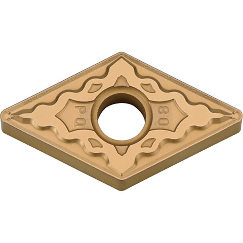 DNMG 431 PQ CA515, 1/64″ Corner Radius, 3/16″ Thick, 1/2″ Inscribed Circle, TiCnulll2O3/TiN, Diamond, Turning Indexable Insert - Exact Industrial Supply