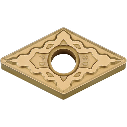 DNMG 431 PQ PV730, 1/64″ Corner Radius, 3/16″ Thick, 1/2″ Inscribed Circle, TiAlN/TiN, 55 Degree Diamond, Turning Indexable Insert