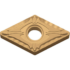 DNMG 431 XP CA525, 1/64″ Corner Radius, 3/16″ Thick, 1/2″ Inscribed Circle, TiCnulll2O3/TiN, Diamond, Turning Indexable Insert - Exact Industrial Supply