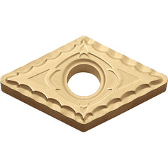 DNMG 431 XQ CCX, 1/64″ Corner Radius, 3/16″ Thick, 1/2″ Inscribed Circle,  TiCl2O3/Tin, 55 Degree Diamond, Turning Indexable Insert