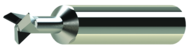 1/2" Dia 60°-Solid Carbide-Dovetail Shank Tyoe Cutter - Exact Industrial Supply