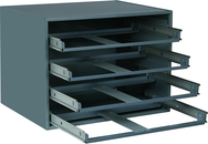 20 x 15-3/4 x 15'' - Steel Rack for Steel Compartment Boxes - Exact Industrial Supply