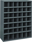 42 x 12 x 33-3/4'' (42 Compartments) - Steel Compartment Bin Cabinet - Exact Industrial Supply