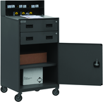 Mobile Shop Desk - 23"W x 20"D x 51"H - Exact Industrial Supply