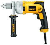 #DWD220 - 10.5 No Load Amps - 0 - 1200 RPM - 1/2" Keyed Chuck - Corded Reversing Drill - Exact Industrial Supply