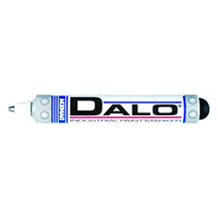 Dalo Medium Marker - Stainless Steel Ball Tip - White - Exact Industrial Supply