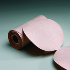 5'' x No Hole - 240 Grit - Aluminum Oxide - DriLube Premier Red Resin Paper Sanding Disc - Exact Industrial Supply