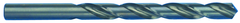 14.50mm; Jobber Length DIN 338; High Speed Steel; Black Oxide; Made In U.S.A. - Exact Industrial Supply