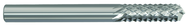 1/2 x 1 x 1/2 x 3 Solid Carbide Router - Drill Point Style - Exact Industrial Supply