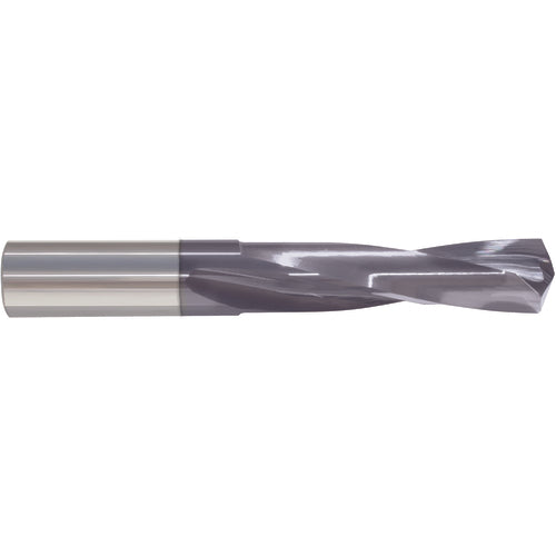 3 mm Dia. × 3 mm Shank × 22 mm Flute Length × 48 mm OAL, Screw Machine, 135°, AlTiN, 2 Flute, External Coolant, Round Solid Carbide Drill Series/List #5375T - Exact Industrial Supply