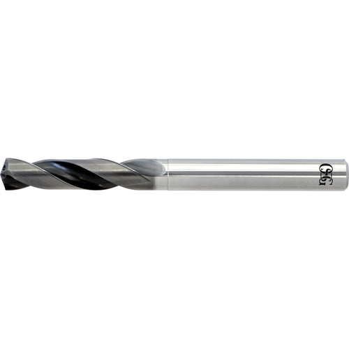 3/32″ Dia. × 3 mm Shank × 15 mm Flute Length × 66 mm OAL, 3xD, WXL, 2 Flute, Coolant Thru, Solid Carbide Drill - Exact Industrial Supply