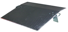 Aluminum Dockplates - #E4848 - 2600 lb Load Capacity - Not for use with fork trucks - Exact Industrial Supply