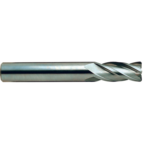 3/16″ × 3/16″ × 5/8″ × 2″ 4 Flute Square End Carbide End Mill-Plain Shank - Exact Industrial Supply