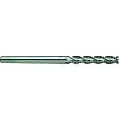 1/4-1/4-1-1/2-4 4Fl Ex-Long. SE CBD TiAlN-Futura Coated End Mill - Exact Industrial Supply