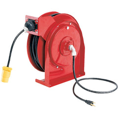 Electric Cord Reel-Single Receptacle - Exact Industrial Supply
