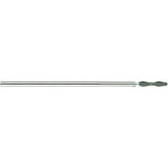 1/8 X 1/8 X 5/8 X 1 X 4 X .120 2Fl Long Reach H-30 Ball Diamond Coated - Exact Industrial Supply