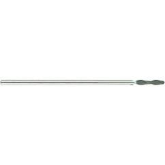 3/16 X 1/4 X 1-1/8 X 2 X 4-3/4 X .186 2Fl Long Reach H-30 Ball Diamond Coated - Exact Industrial Supply