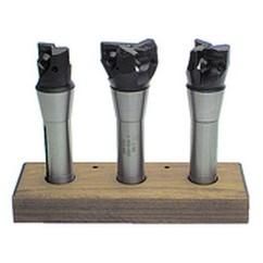 2; 2-1/2 & 3" Dia -  R8 SH - 90° Indexable End Mill Set - Exact Industrial Supply