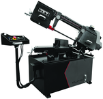 8 x 13" Mitering Bandsaw 45° Right Head Movement; Variable 80-310 Blade Speeds (SFPM) 30" Bed Height; 1-1/2HP; 115/230V; 1PH CSA/UL Certified Motor Prewired 115V - Exact Industrial Supply