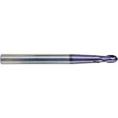 8.0 X 10 X 14 X 120 R4.0 2Fl H-30 Taper Neck Ball X-Power Metric - Exact Industrial Supply