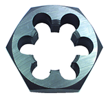 1-8 / Carbon Steel Right Hand Hexagon Die - Exact Industrial Supply