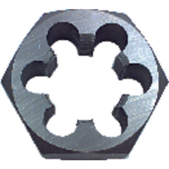 ‎7/16-14 NC / Carbon Steel Std Thread Hexagon Die - Exact Industrial Supply