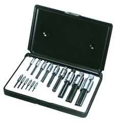 #4 thru 1" - 15 pc HSS Tap Extractor Set - Exact Industrial Supply