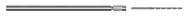 #80 Size - 1/8" Shank - 4" OAL - Drill Extention - Exact Industrial Supply