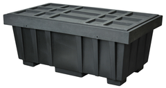 110 GAL SPILL KIT BOX BLACK W/COVER - Exact Industrial Supply