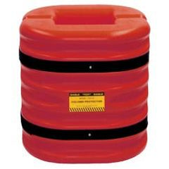 10" COLUMN PROTECTOR RED 24" HIGH - Exact Industrial Supply