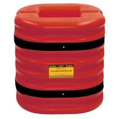 12" COLUMN PROTECTOR RED 24" HIGH - Exact Industrial Supply