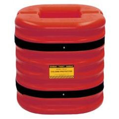 8" COLUMN PROTECTOR RED 24" HIGH - Exact Industrial Supply
