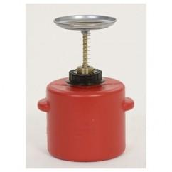 2 QT POLY SAFETY PLUNGER CAN - Exact Industrial Supply