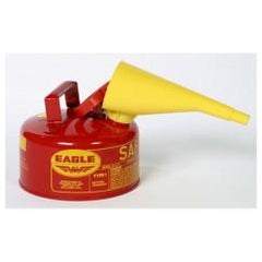1 GAL TYPE I SAFETY CAN W/FUNNEL - Exact Industrial Supply