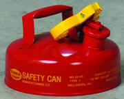 #UI4S; 2 Quart Capacity - Type I Safety Can - Exact Industrial Supply