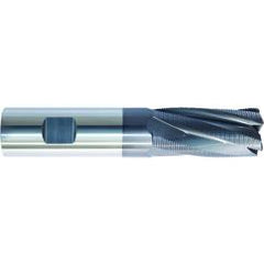 1 x 7 OAL 5FL SC 4-1/8 LOC ALTiN Roughing End Mill - Exact Industrial Supply