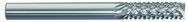 1/4 x 1 x 1/4 x 3 Solid Carbide Router - End Mill Style - Exact Industrial Supply