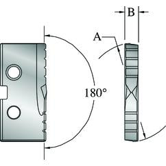 23/32 1 T-A FB DRILL INSERT - Exact Industrial Supply