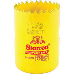 ‎1-1/2″ HSS Fast Cut Hole Saw - Starrett - Exact Industrial Supply