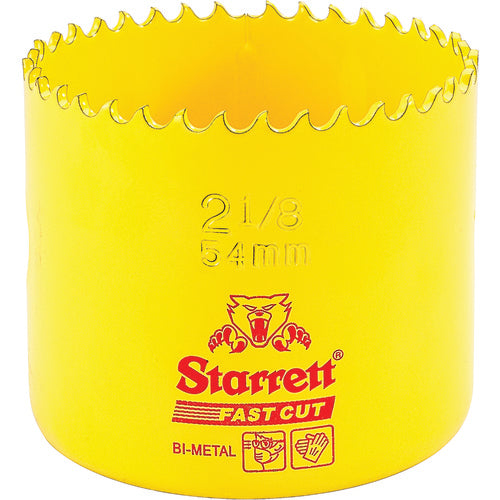 ‎2-1/8″ HSS Fast Cut Hole Saw - Starrett - Exact Industrial Supply