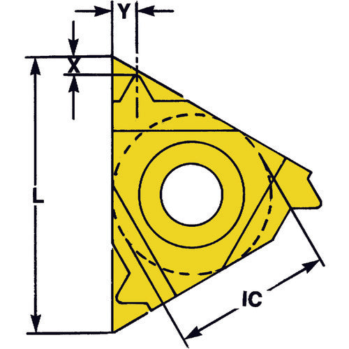 3IR115UNVTX 3/8 IC External Hand 11.5 TPI - Threading Insert - Exact Industrial Supply