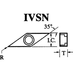 #IVSN433 For 1/2″ IC - Shim Seat - Exact Industrial Supply